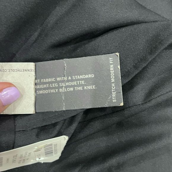 New Kenneth Cole Reaction Stretch Modern Fit Dress Pants Black 31 x 32 - Picture 6 of 15